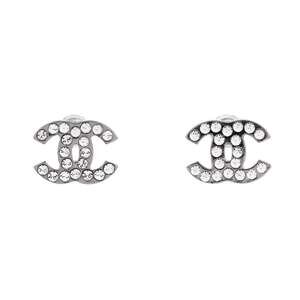 Chanel Cc Stud Earrings Metal With #247091C12B